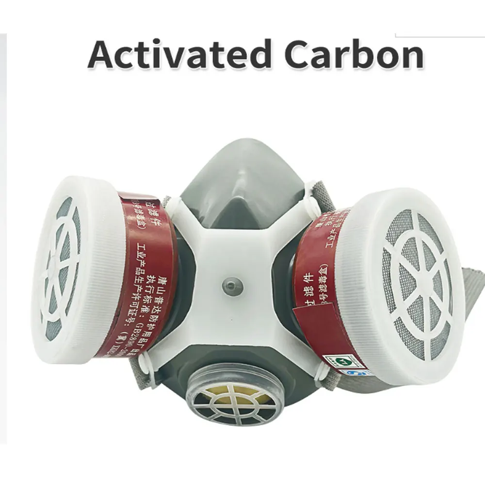 

Type Industrial Painting Spraying Respirator Safety Work Filter Dust Proof Full Face Gas Mask Formaldehyde protection