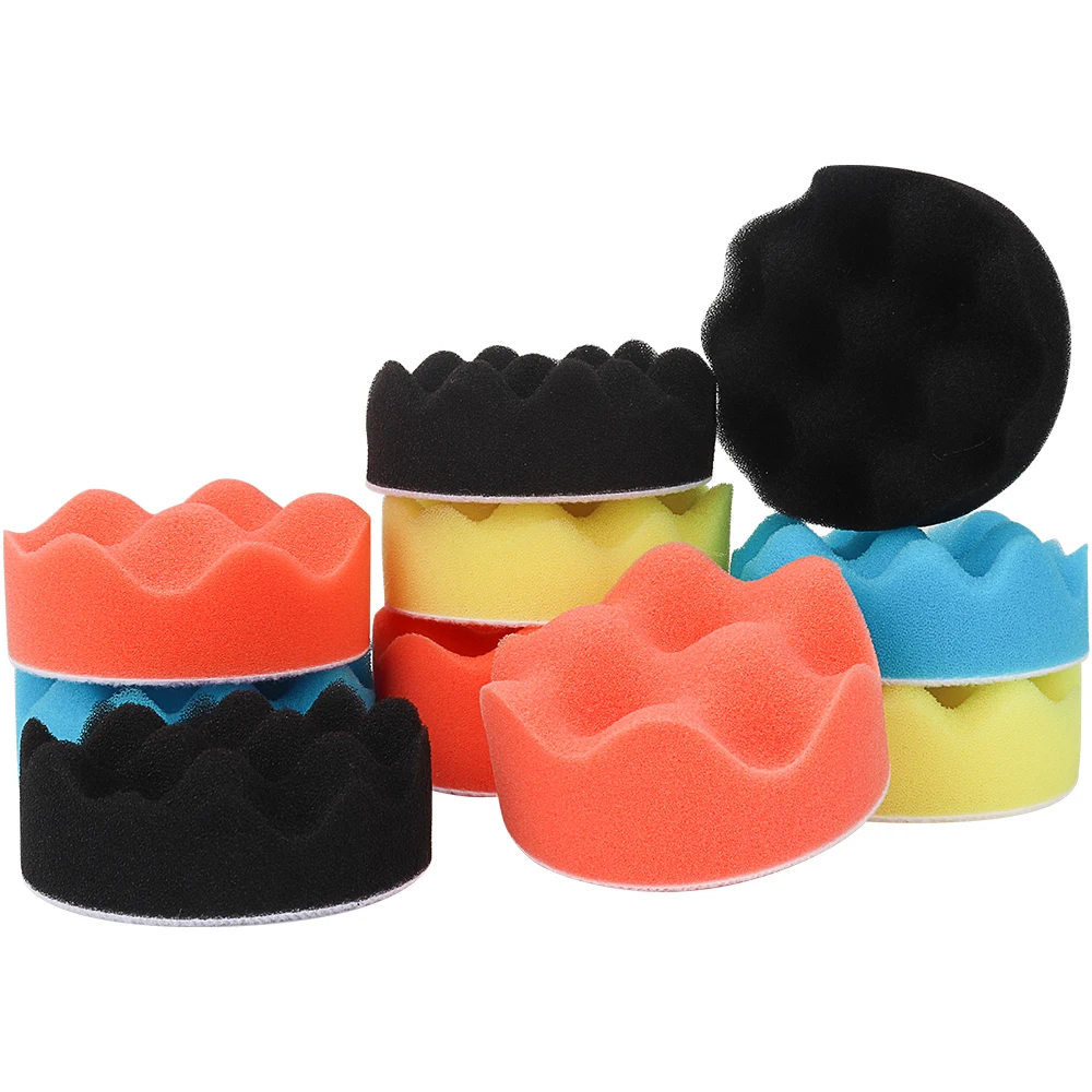 1/2/3 zoll Schwamm Auto Polierer Wachsen Pads Polieren Kit für Boot Auto Polieren Puffer Bohrer Rad polierer Entfernt kratzer – Detail 19