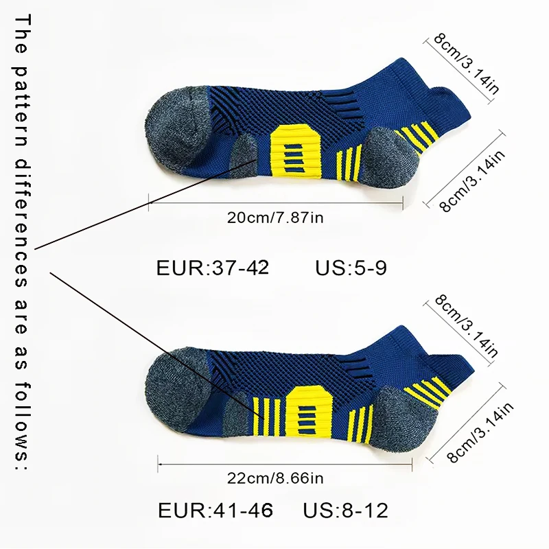 3Pair Professional Fitness Sports Socks