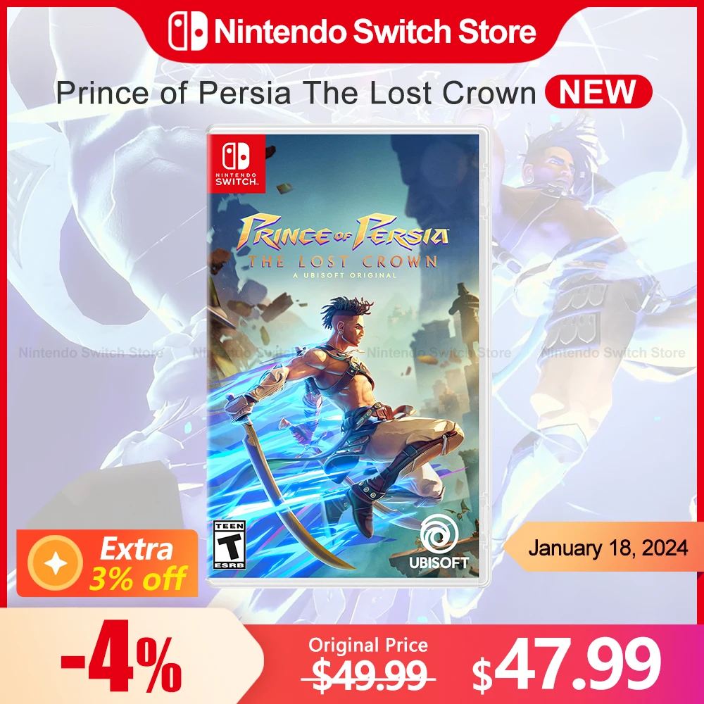 Prince Of Persia The Lost Crown Nintendo Switch Game Deals 100% Original Physical Game Card Action Genere Per Switch Game Console