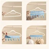 1PCS Bathroom Fabric Clothes Clip Foldable Travel Travel Drying Underwear Socks Small Clip Travel Drying Rack Portable 3
