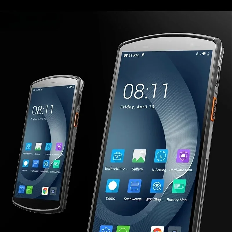 유로보 DT50S 안드로이드 13 모바일 컴퓨터 휴대용 러기드 PDA 탈착식 배터리 바코드 스캐너 PDA