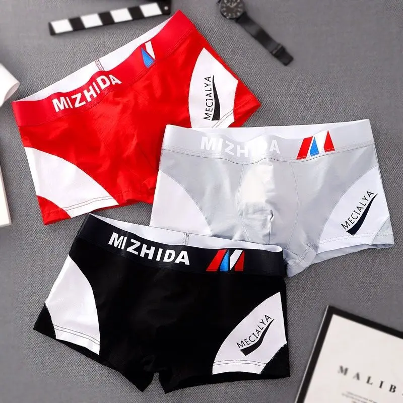 Cotton Underpants Briefs Man Bulge Penis Pouch Underwear Elastic Big Cock Boxers Gay U-Convex Dick Boxers Enhance Sexy Lingerie