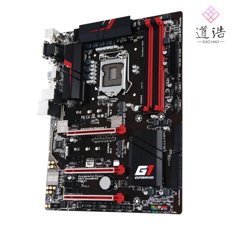 For GA-Z170X-Gaming 3 Motherboard 64GB 2*M.2 6*SATA3.0 LGA 1151 DDR4 ATX Z170 Mainboard 4 For GA-Z170X-Gaming 3 Motherboard 64GB 2*M.2 6*SATA3.0 LGA 1151 DDR4 ATX Z170 Mainboard - Image 2