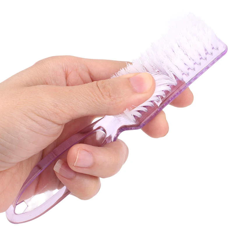 Description Picture 3 of item1Pc Acrylic Nail Brush Nail Art Manicure Pedicure Soft Remove Dust Plastic Cleaning Nail Brushes File Tools