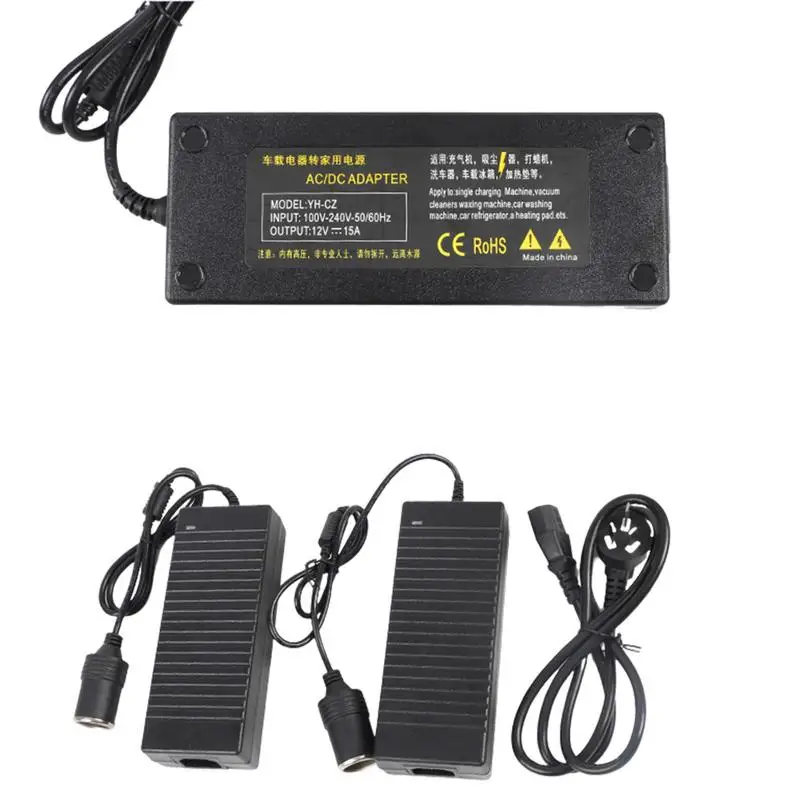 AC 110-220V To DC 12V 6A 8A 10A Adapter Power Supply Cigarettes Lighter Converter Inverter 12v For Car Air Pump Vacuum Cleaner