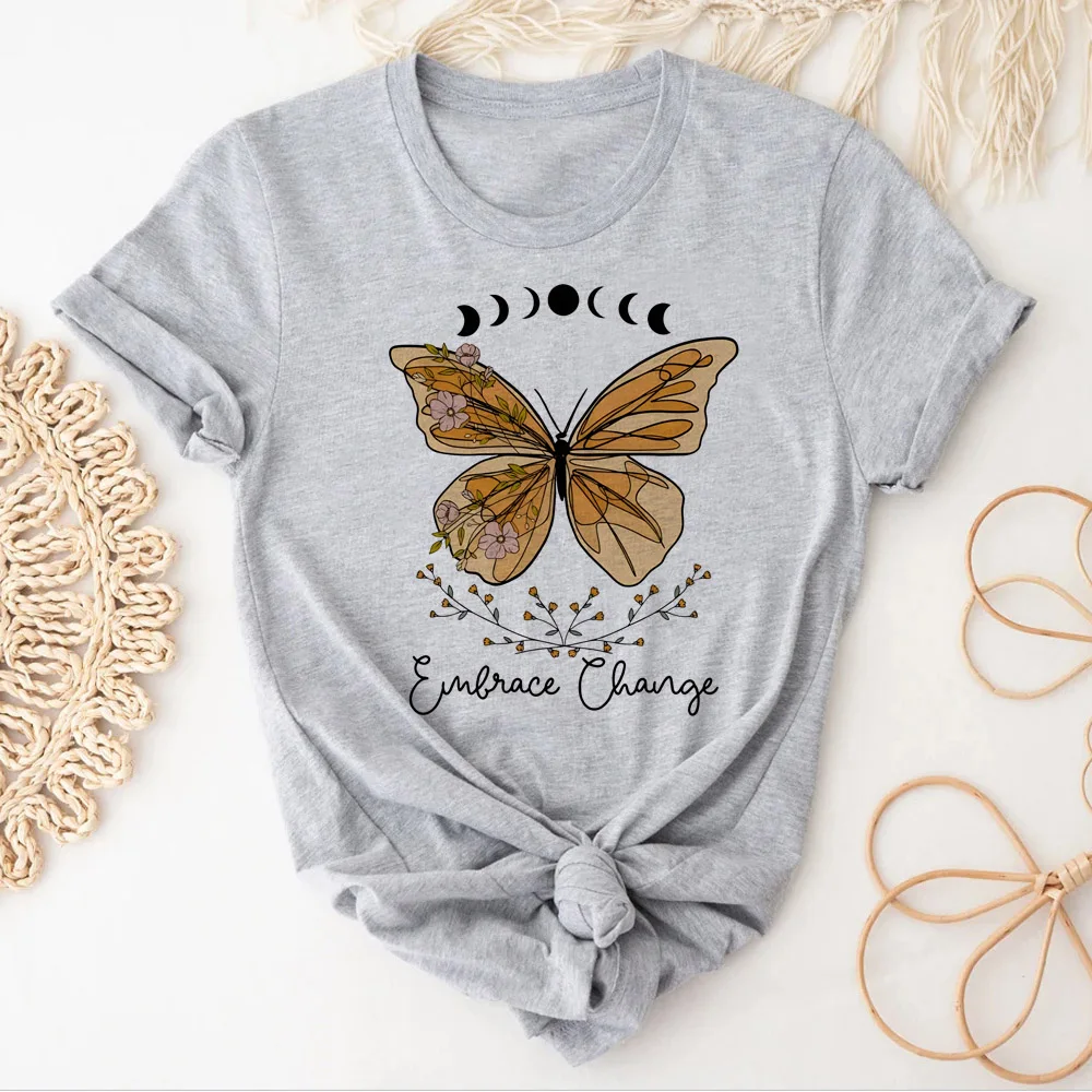 

Goblincore tshirt women comic Y2K top girl graphic designer clothing