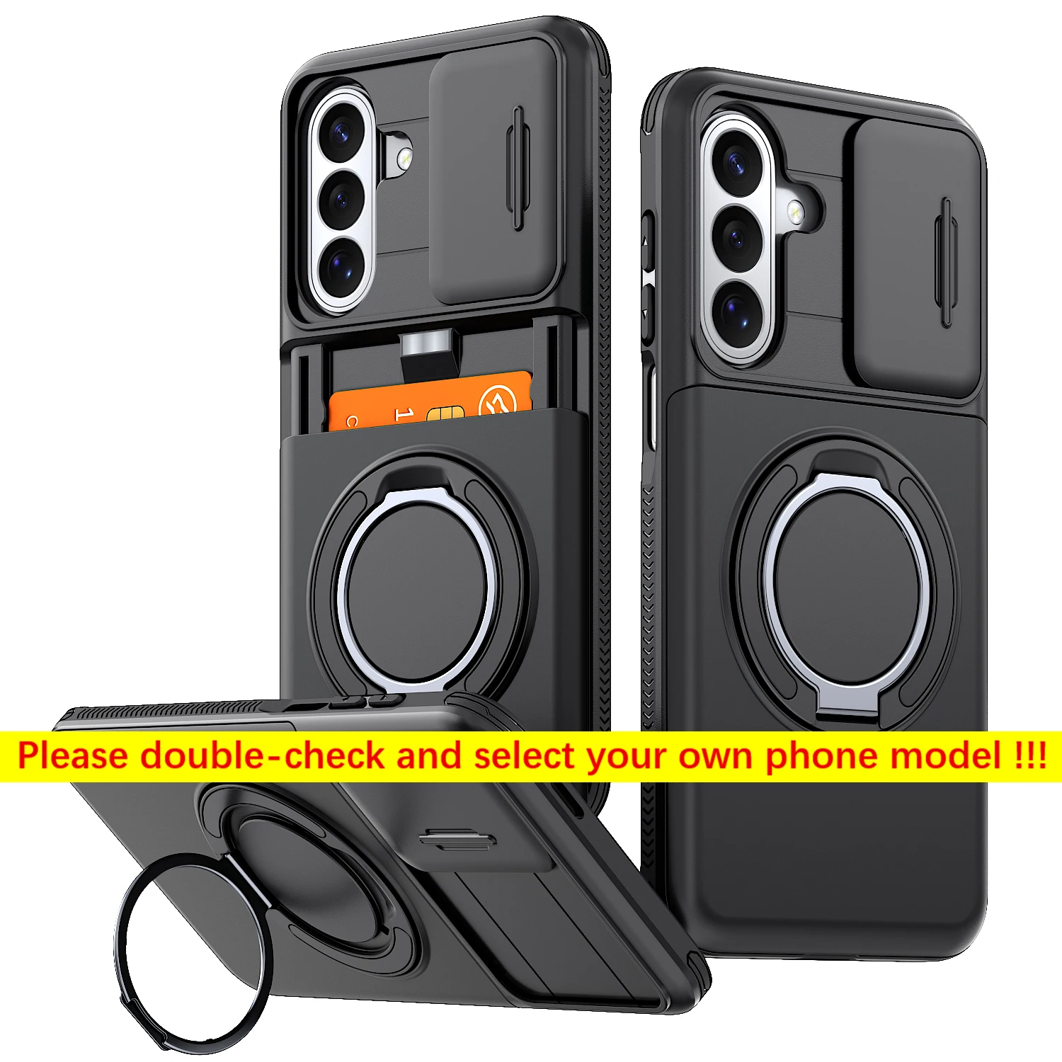 Kickstand Phone Case with Hidden Card Slot