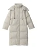 CHIC VEN Women's Down Coats Korean Loose Hooded Thick Warm Long Down Jacket Winter Coat for Women Female Parkas Outerwears 2024 5