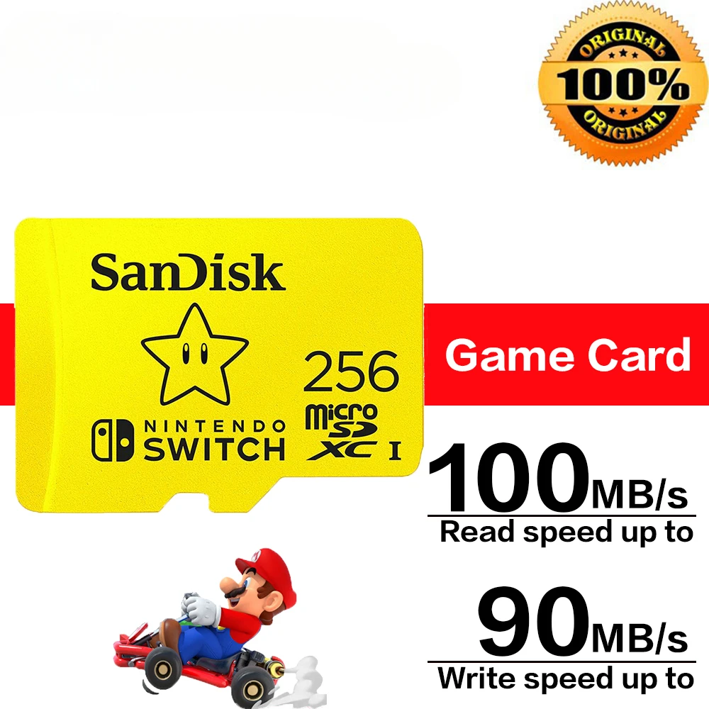 Carte microSDXC SanDisk 512 Go pour Nintendo Switch Maroc, carte sd 512