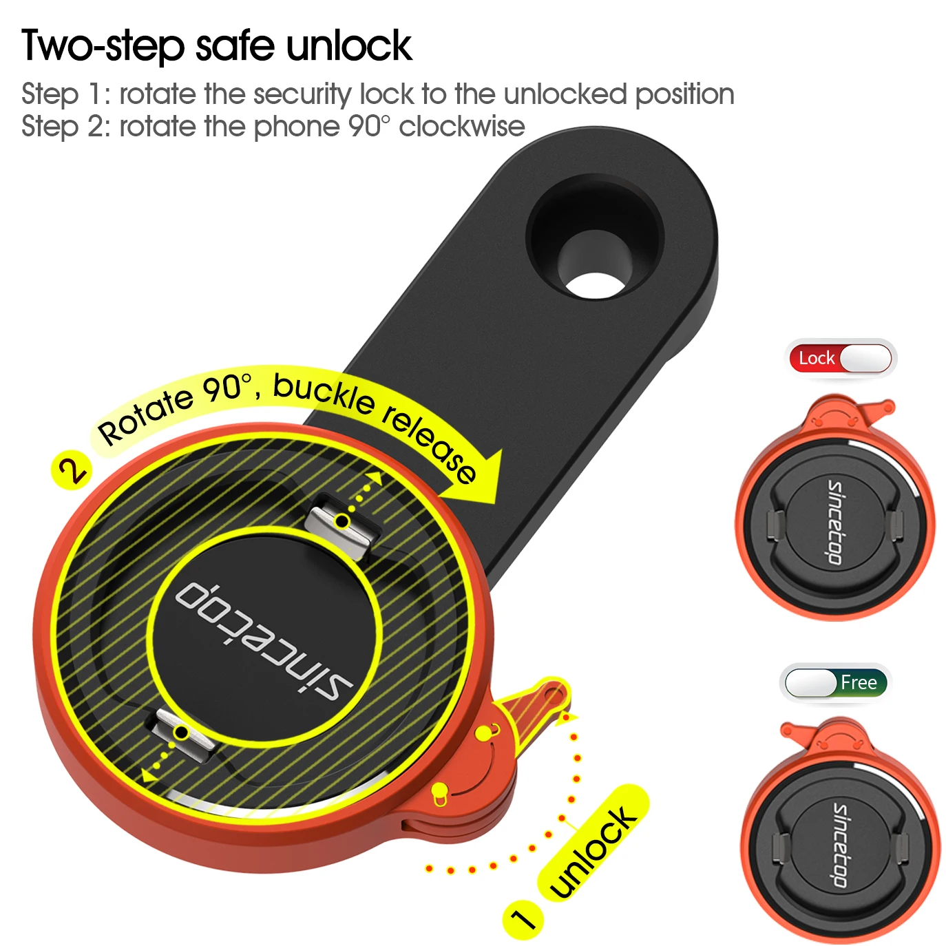 Mountain Bike Phone Holder Handlebar Stem MTB Road Bicycle Aluminum GPS Bracket Ultra-Lock Riding Clip Stand with Quick Mount phone holder,mobile phone holder,bicycle handlebar bracket
