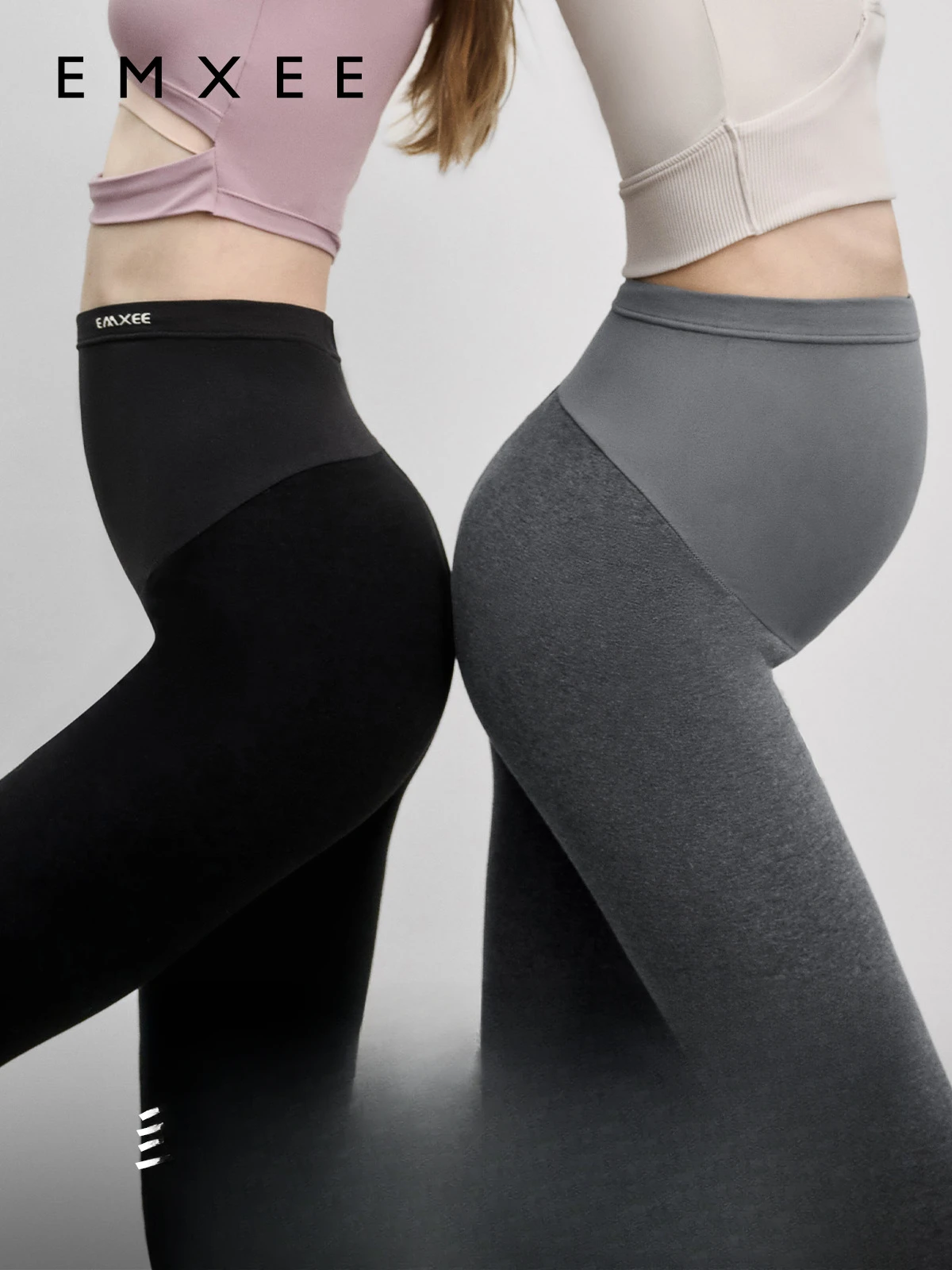 Pregnant Women's Pure Cotton Leggings, Pregnancy Yoga Pants, Hip-lifting Maternity Pants, Light Outer Wear New in Spring