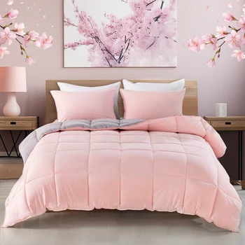 UTOCOM  고밀도 싱글 양면 사계절이불 + 베개커버 세트 1인용