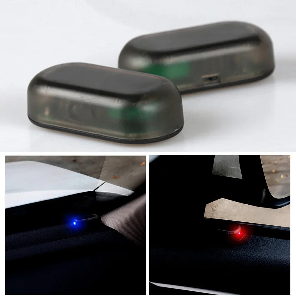 Solar Powered Car Fake Security Light Simulated Dummy Alarm Wireless Warning Anti-Theft Caution Lamp LED Flashing Imitation Lamp led warning light