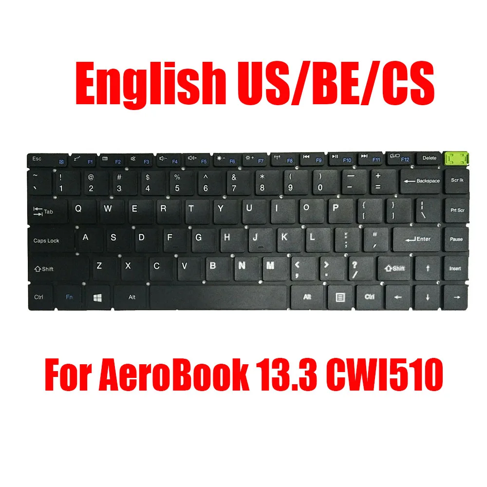 US BE CZ Клавиатура для ноутбука Chuwi AeroBook 13 3 CWI510 MB30010003 XK-HS001 HK300-10 Английский Бельгия