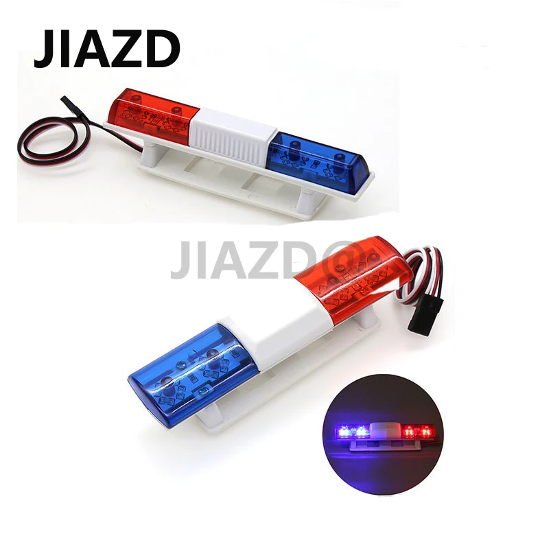 

2 Models RC Car Accessories Led Police Flash Light Alarming Light for 1/10 HSP Kyosho Traxxas Tamiya Axial SCX10 D90 RC Car Part