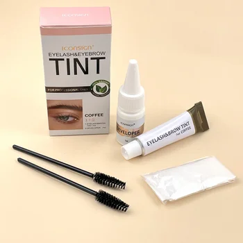 3 colori ciglia sopracciglio colorante tinta kit tinta veloce sopracciglio gel colorante crema per sopracciglia sopracciglia potenziatori henné mascara strumento di trucco 1