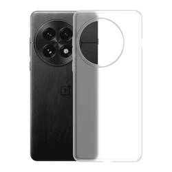 Matte Clear Hard Silicone Back Cover - Slim Thin Stripe Shell for OnePlus ACE 2 (Smooth white)