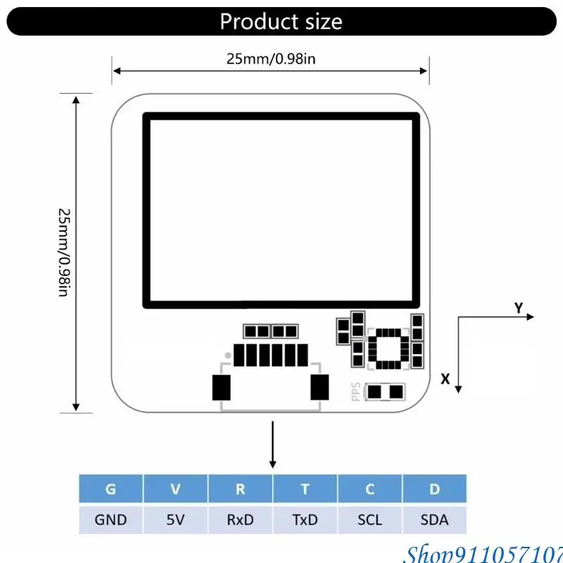 3개 주파수 지원 및 5883 나침반을 갖춘 203B 쿼드콥터 내비게이션 모듈