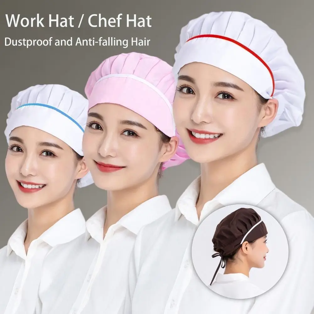 Mesh Work Hat Cook Accessories Breathable Smoke-proof Dust Cooking ...