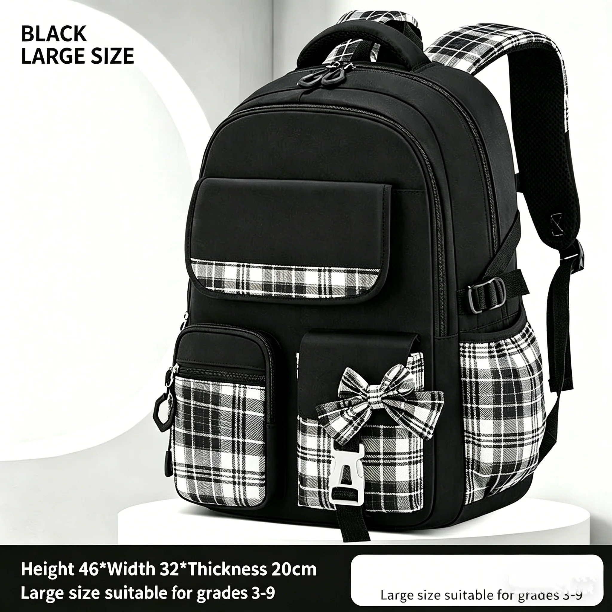 Girls Ergonomic School Backpack 1