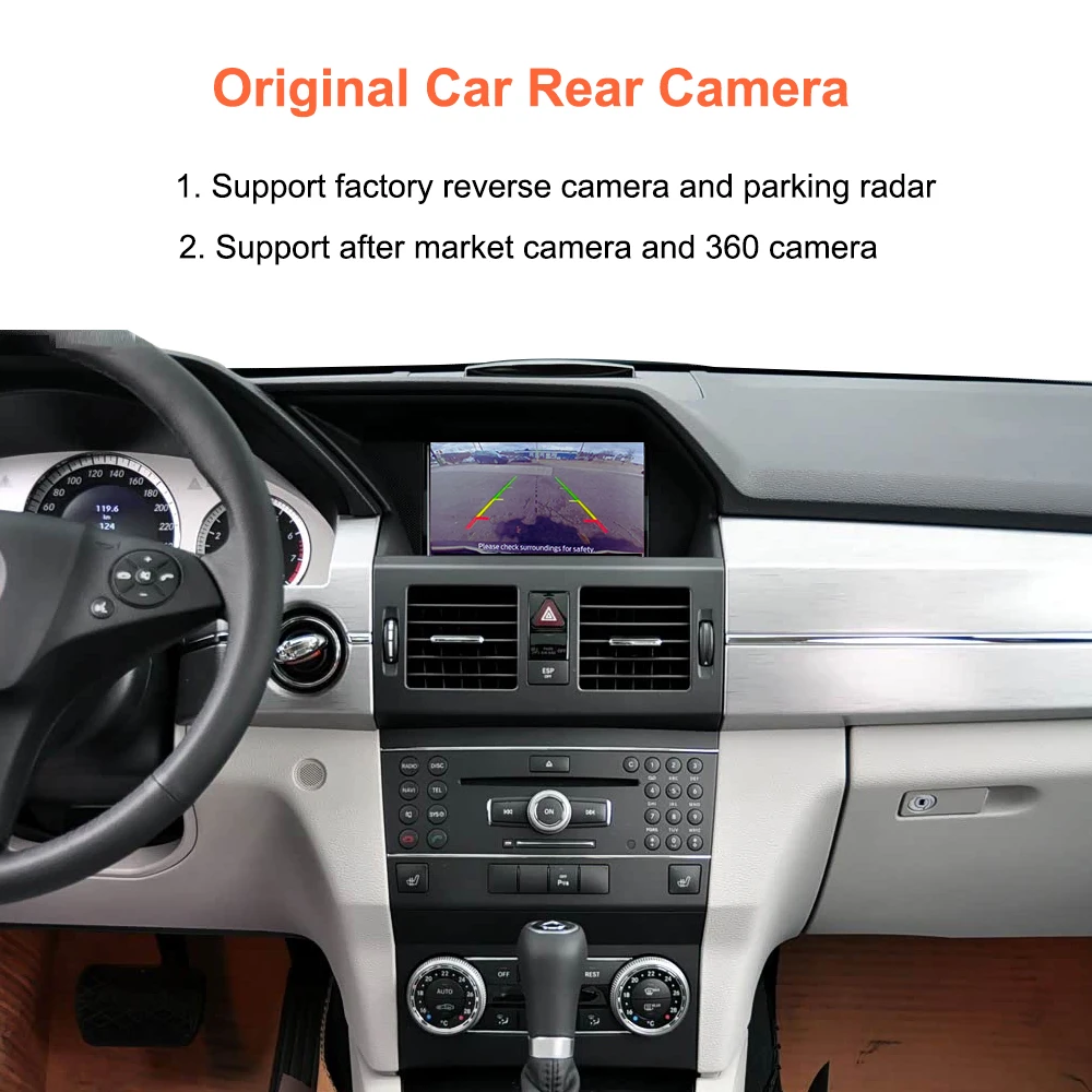 Bonroad Wireless CarPlay Android Auto Retrofit Kits For Mercedes Benz C E Class GLK SLK W204 W212 2009-2011 NTG 4.0 Interface – Detail 9