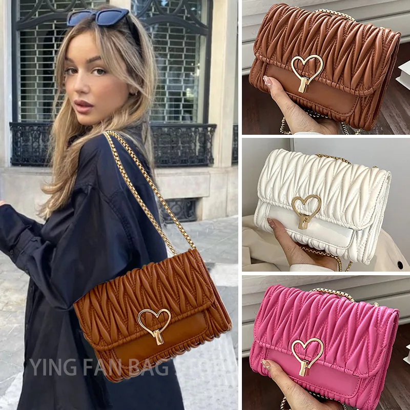 New Casual Thread Chain Crossbody Bags For Women Fashion Simple Shoulder Bag  Ladies Designer Handbags PU Leather Messenger Bags - AliExpress