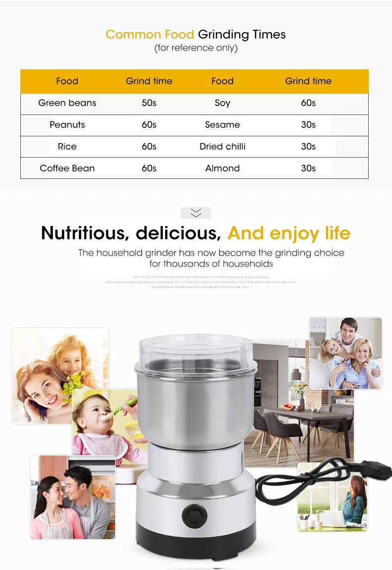 mini moedor domestico eletrico ultrafino baby food 04