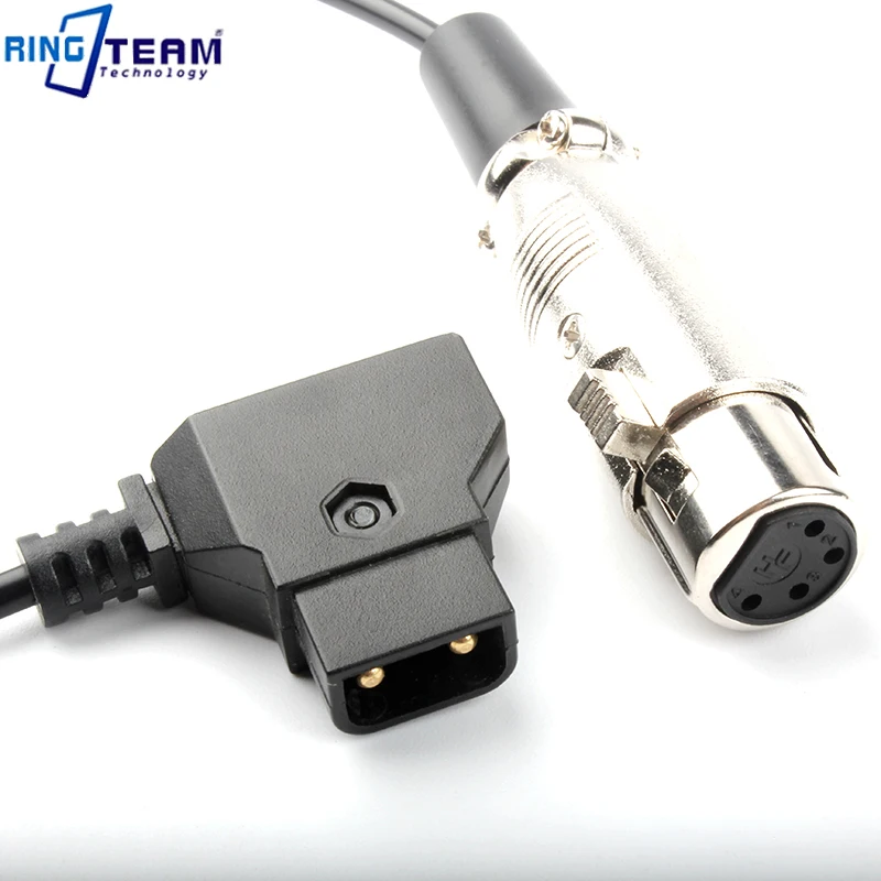 Suitable for Anton camera/monitor power cord B-type port plug to four-pin 4-core XLR CANNON female D-TAP