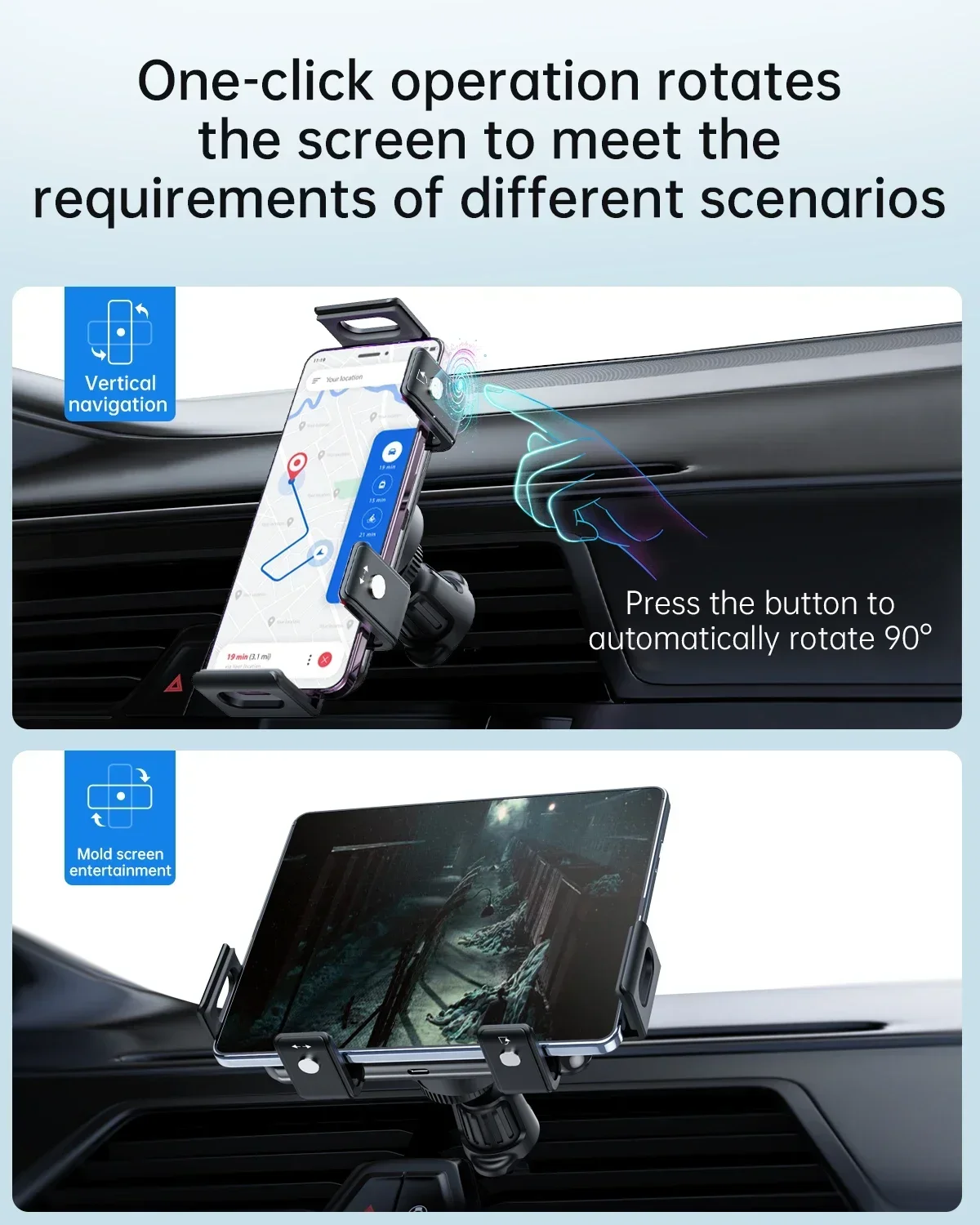 cargador inalambrico para carro con doble bobina con pantalla plegable, soporte de teléfono de carga rápida para Samsung Galaxy Z Fold 6 5 4 S24 Flip » cargador inalambrico para carro con doble bobina con pantalla plegable