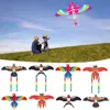 DIY Plastic Dynamic Kites Lightweight Easy Control Fishing Rod Kites Cartoon Long Tail Kites Kids Gift 1