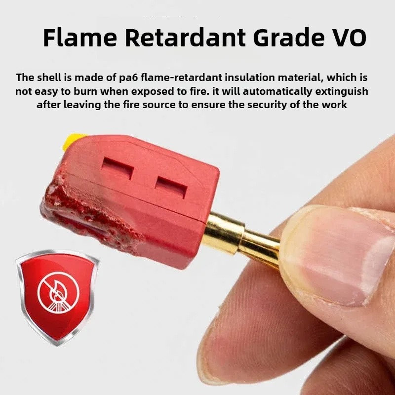 Présentation du lot de 10 fiches banane 4mm laiton or pour connexions modélisme