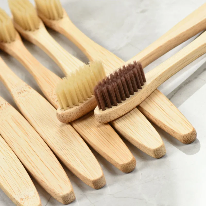 

10PCS Colorful Toothbrush Natural Bamboo Tooth Brush Set Soft Bristle Charcoal Teeth Eco Bamboo Toothbrushes Dental Oral Care