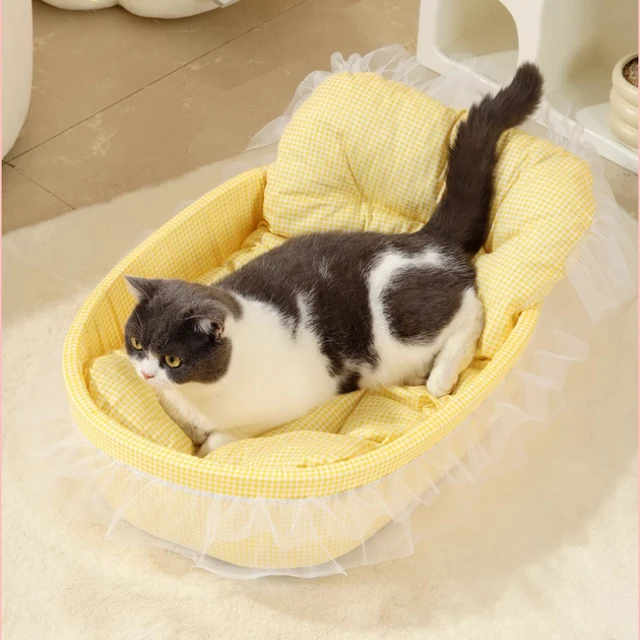 NEW Four Seasons Universal Cat Nest Pet Deep Sleep Kitten Chihuahua Indoor Bed Suitable for Small and Medium Sized Cats and Dogs 3