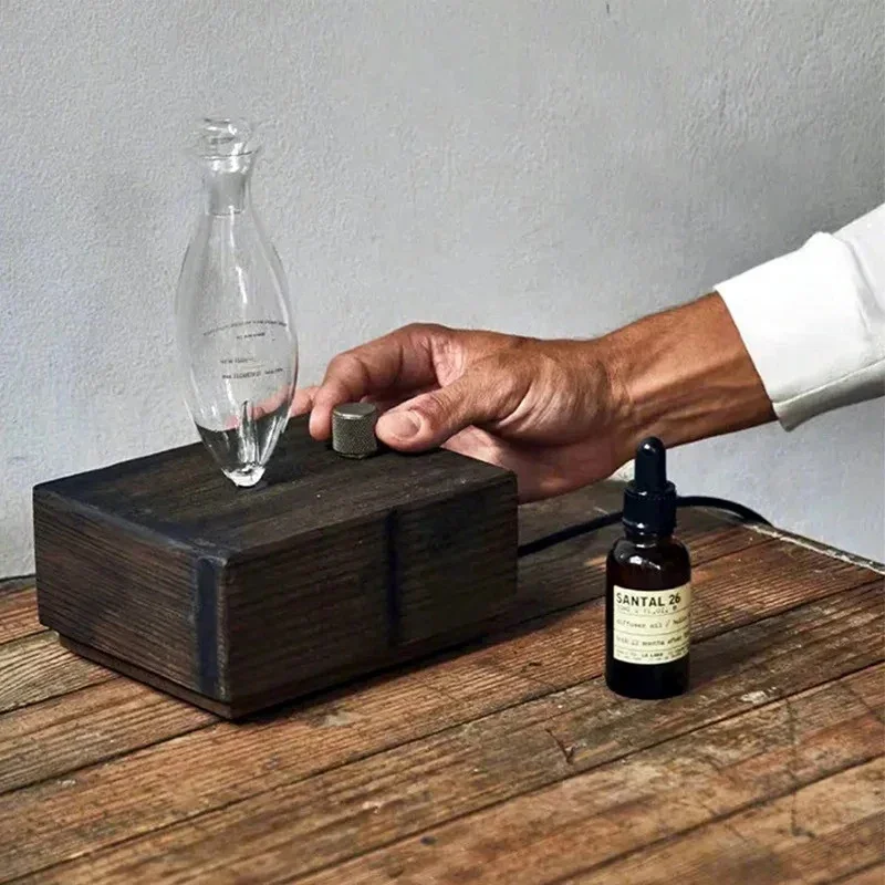 Vintage Aroma Diffuser With Tungsten Filament Lamp And Humidifier_voghion.com
