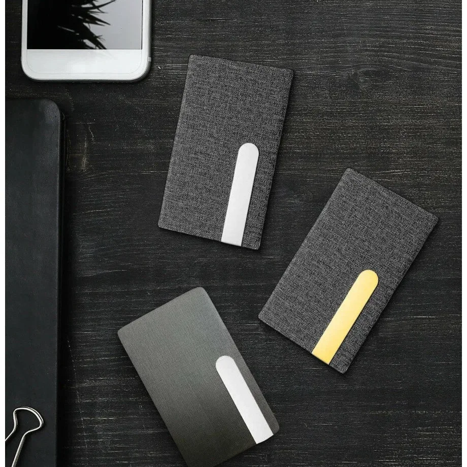 Business Metal Business Card Case Simple High-end Design Portable Men's Business Card Holder Gift 2