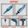 Car Hub Buffing Sponge Polishing Kit Used For Electric Drill Auto Wheel Polishing Sponge Burnishing Ball Polishing Cone Set 6