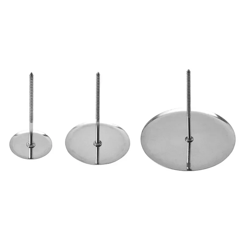 Piping Nail Cake Baking Stands Tools Flower Nails Bottom Tray Decorating DIY Pastry Kitchen Stainless Steel