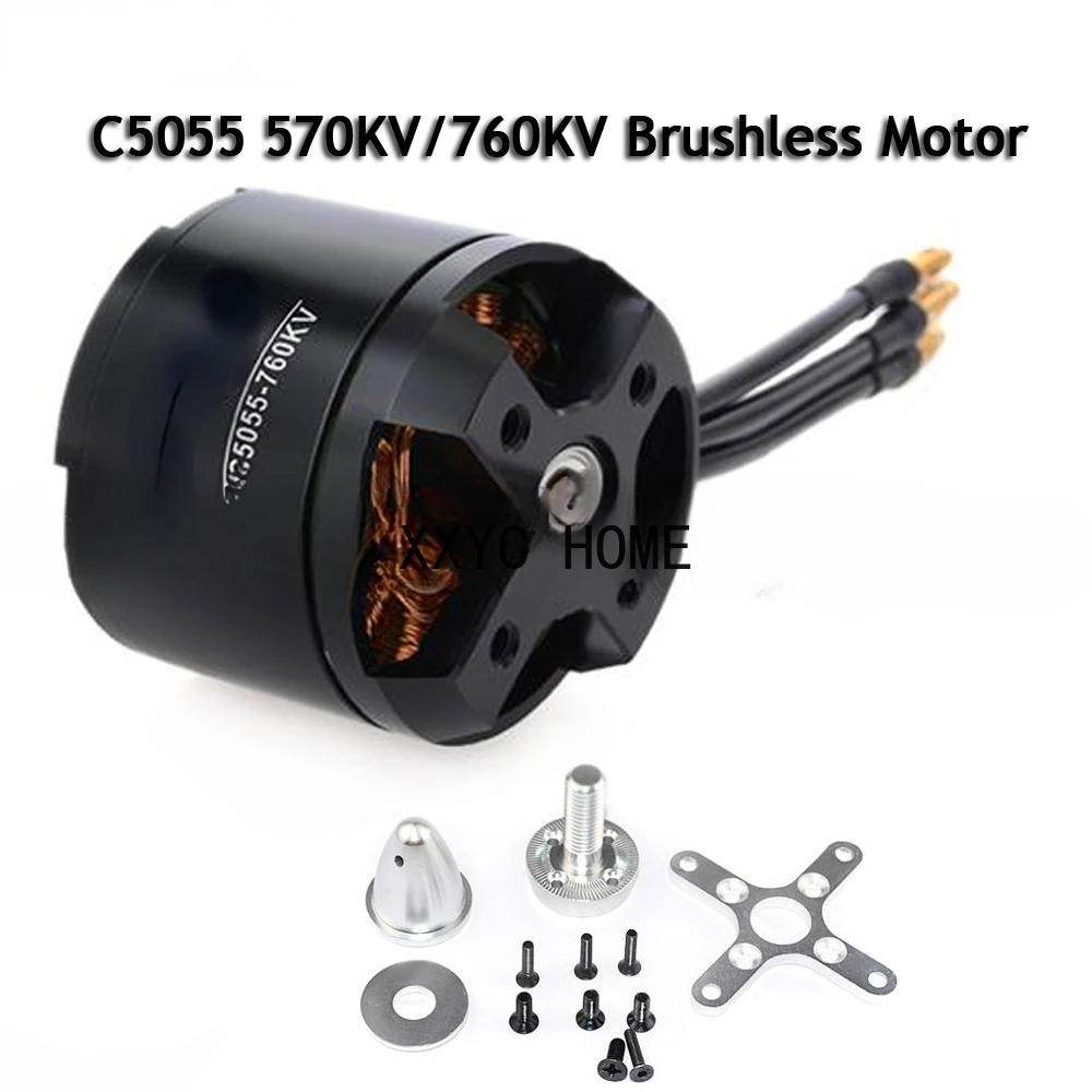 

C5055 5055 570KV 760KV Brushless Motor for Airpalne Aircraft Multicopters RC Plane Helicopter