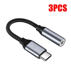 USB Type C to 3.5mm Audio Adapter - High-Quality Earphone Converter Cable (WHITE)
