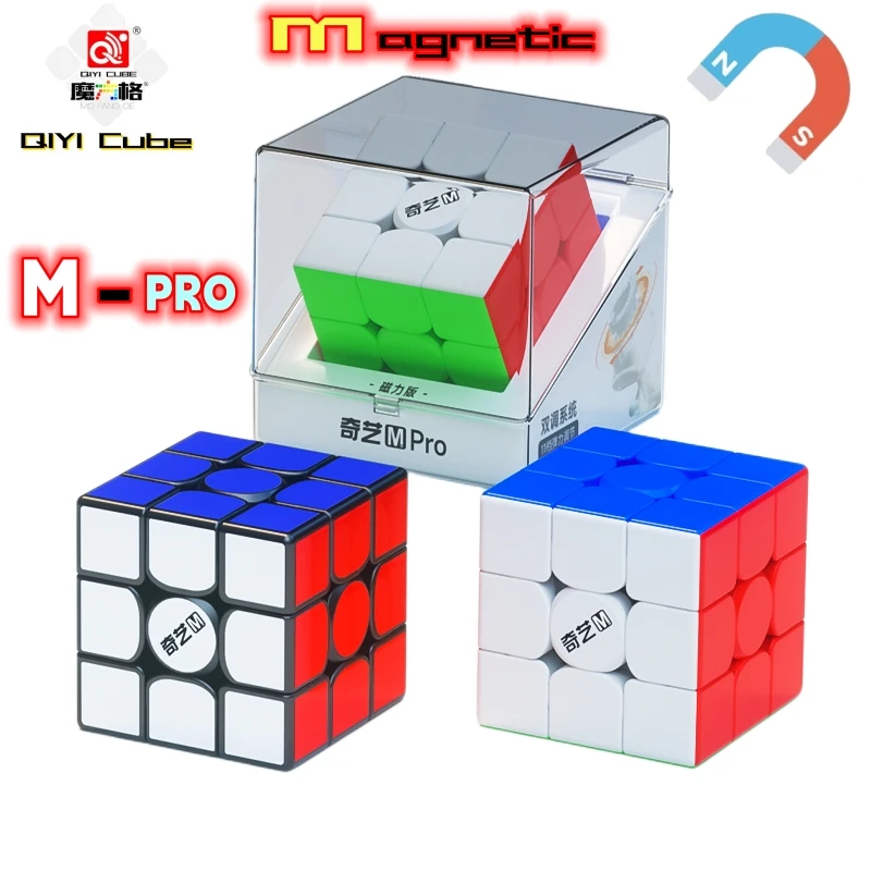 

2023 QiYi M Pro Upgraded Magnetic 3x3 Competition Special Smooth 3x3x3 Racing Magic Cube Magnet Magico Cubo Positioning 3by3