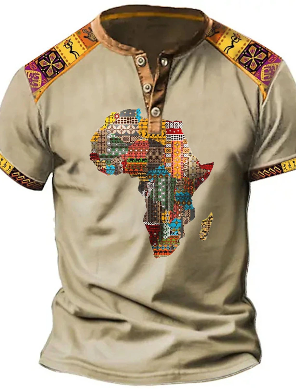 EMMIOL T-shirt con teschio a maniche corte vintage da uomo