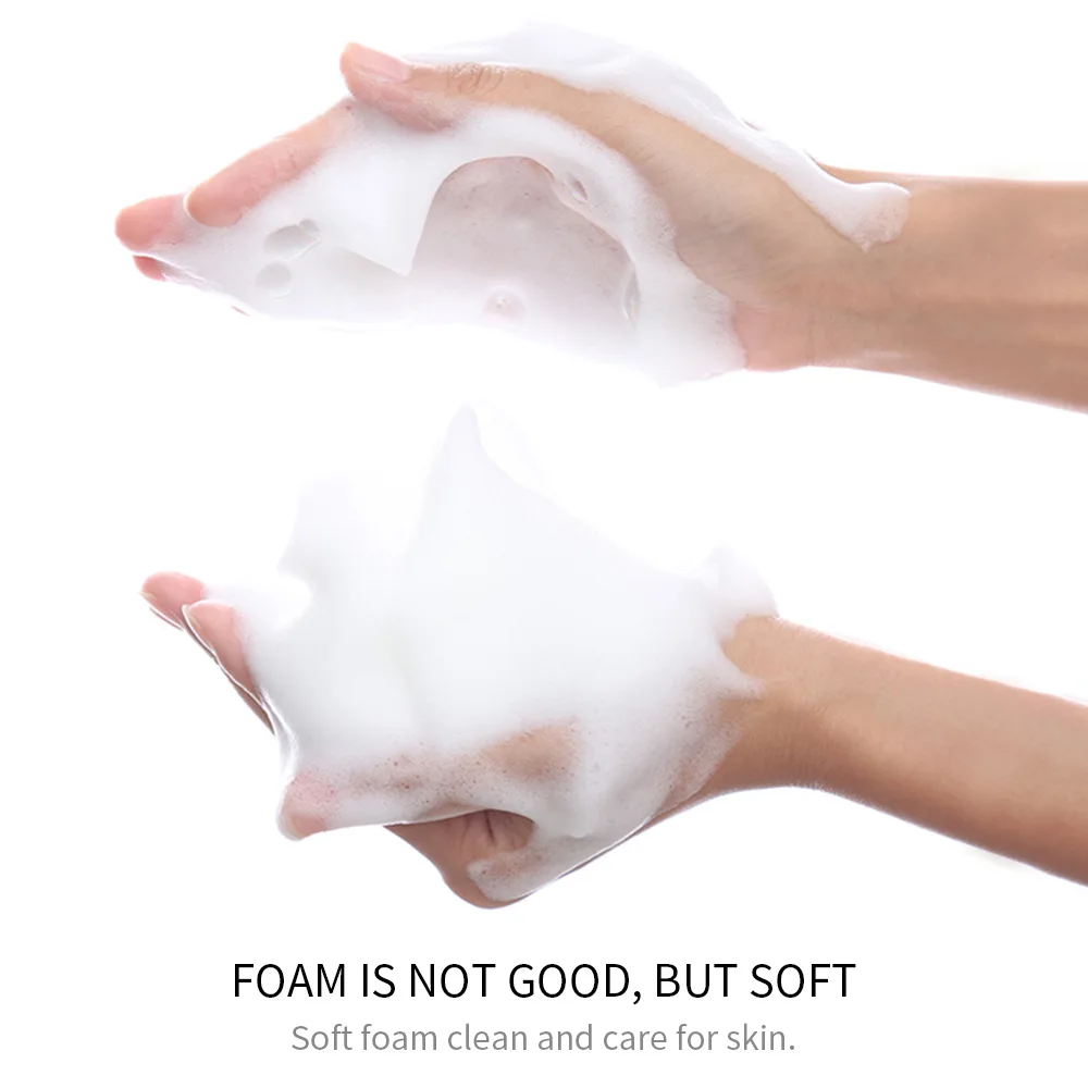 BIOAQUA Rice Raw Pulp Facial Cleanser Face Wash Foam skincare Moisturizing Skin Brightening Rejuvenation Face Cleanser Skin Care 3