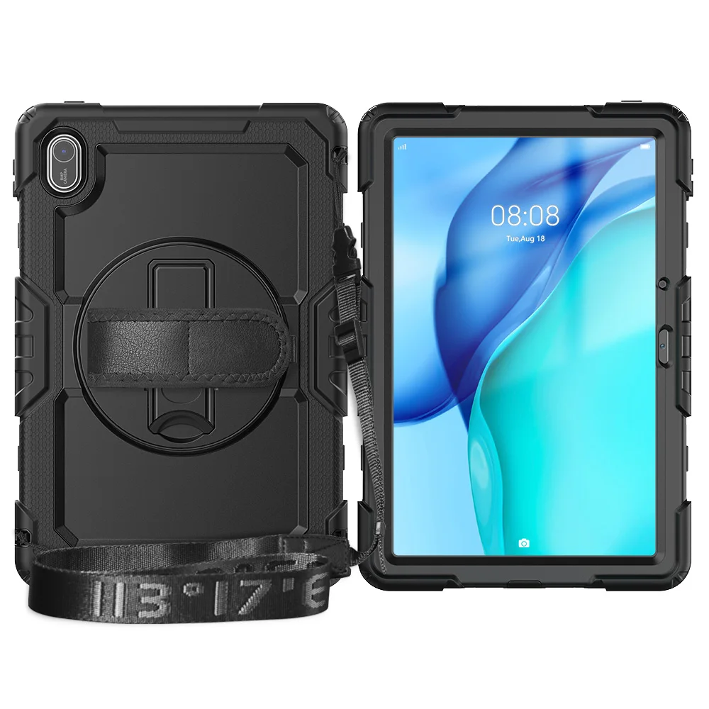 Versatile 11-Inch Tablet Case with Adjustable Stand and Shoulder Strap