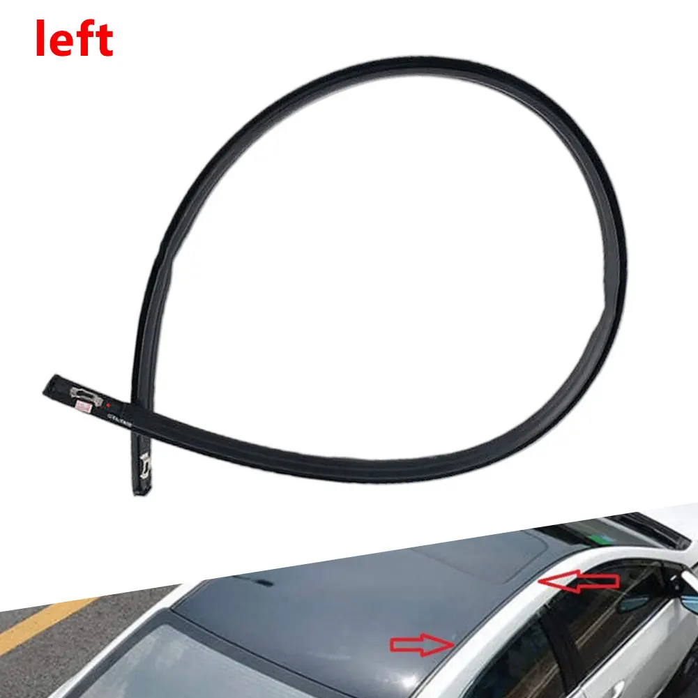 

1x Fits For Honda Civic 2012-2015 Left Car Roof Moulding Trim Rubber Weatherstrip New And High Quality Sealing Strip Black Parts