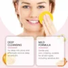 Turmeric Kojic Acid Facial Cleansing Pad Exfoliating Blackhead Removal Balancing Oil Brightening Exfoliator Facial Washing Pads 5