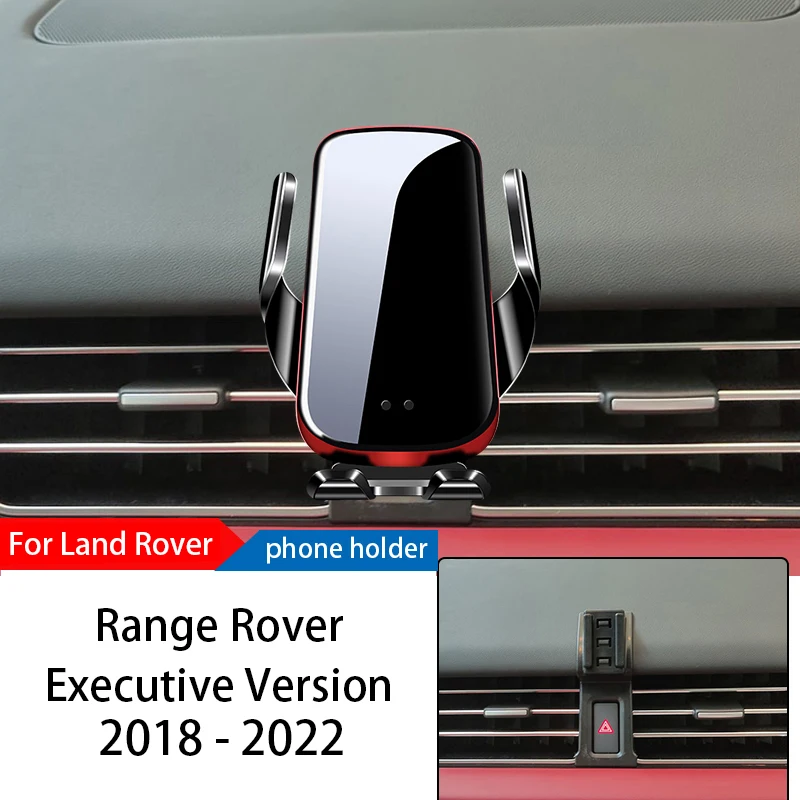 

Wireless Charger Car Phone Holder Mount Stand For Land Rover Range Rover 2018-2022 Adjustable GPS Navigation Mobile Bracket