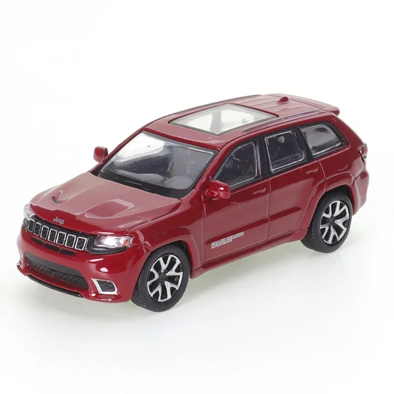 JKM 1/64 Jeep Grand Cherokee Trackhawk 2019 Series SUV Diecast Alloy Model Car Friends Gifts Collect Ornaments Kids Toys Boys 4