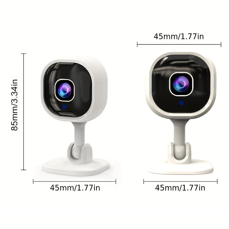 1080p HD Wifi Camera Indoor Mini Home Surveillance Camera Night Vision Two Ways Audio Human Detection 2.4G Security Camera 2