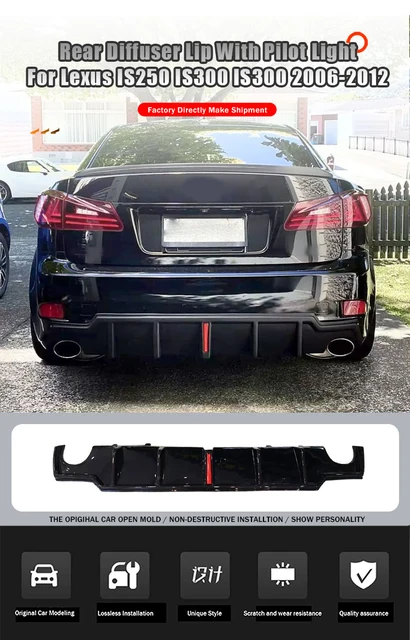 レクサス GSE2# IS250 IS350 塗装 リアルーフスポイラー Cタイプ レクサス IS250 IS350 ISF GSE2 カーボン リアルーフスポイラー Vtype